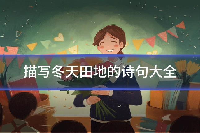 描写冬天田地的诗句大全