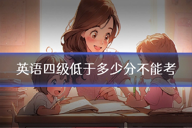 英语四级低于多少分不能考
