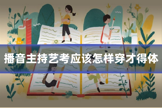 播音主持艺考应该怎样穿才得体
