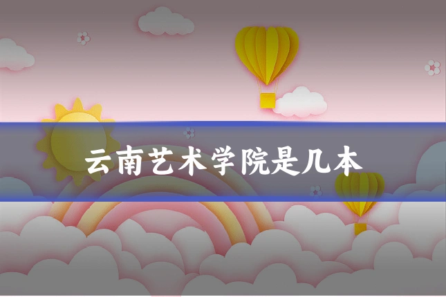 云南艺术学院是几本