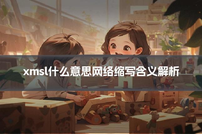 xmsl什么意思网络缩写含义解析