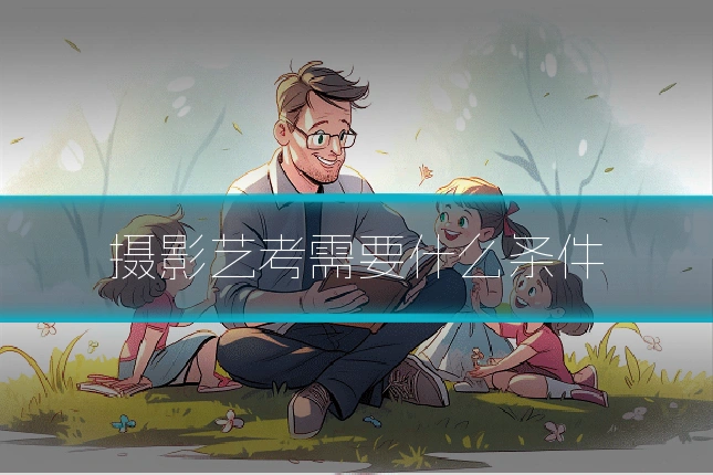 摄影艺考需要什么条件