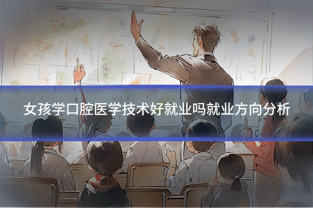 女孩学口腔医学技术好就业吗就业方向分析
