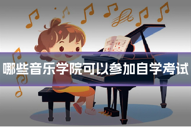 哪些音乐学院可以参加自学考试