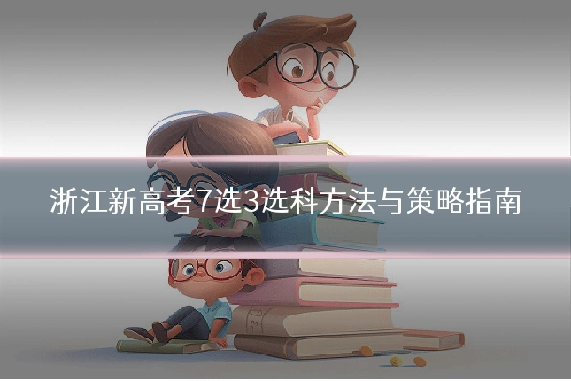 浙江新高考7选3选科方法与策略指南