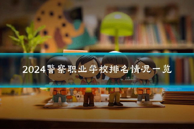 2024警察职业学校排名情况一览