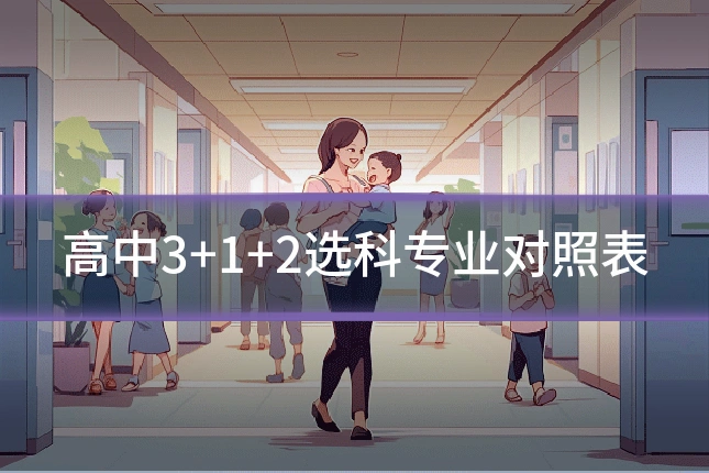 高中3+1+2选科专业对照表