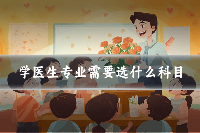 学医生专业需要选什么科目
