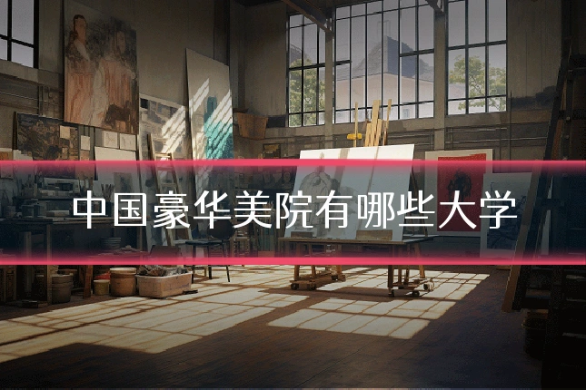 中国豪华美院有哪些大学