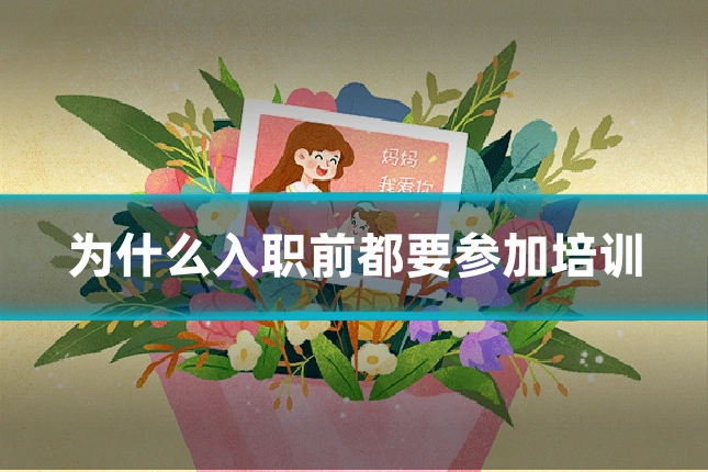 为什么入职前都要参加培训