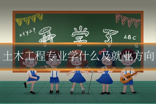 土木工程专业学什么及就业方向