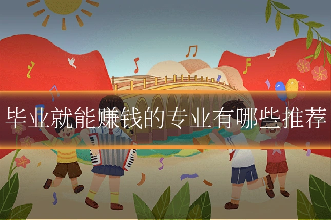 毕业就能赚钱的专业有哪些推荐