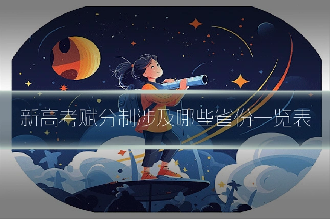 新高考赋分制涉及哪些省份一览表