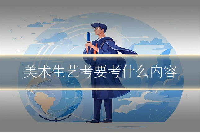 美术生艺考要考什么内容