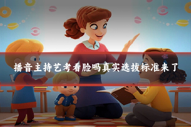 播音主持艺考看脸吗真实选拔标准来了