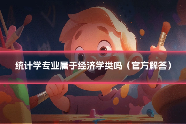 统计学专业属于经济学类吗（官方解答）