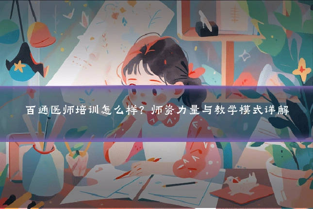 百通医师培训怎么样？师资力量与教学模式详解
