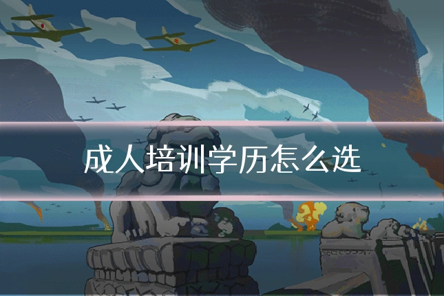 成人培训学历怎么选