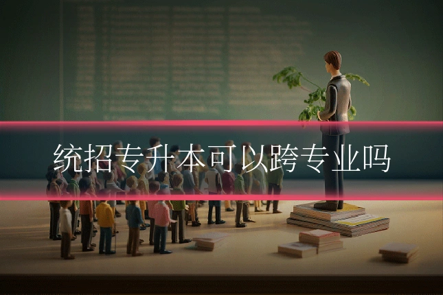 统招专升本可以跨专业吗
