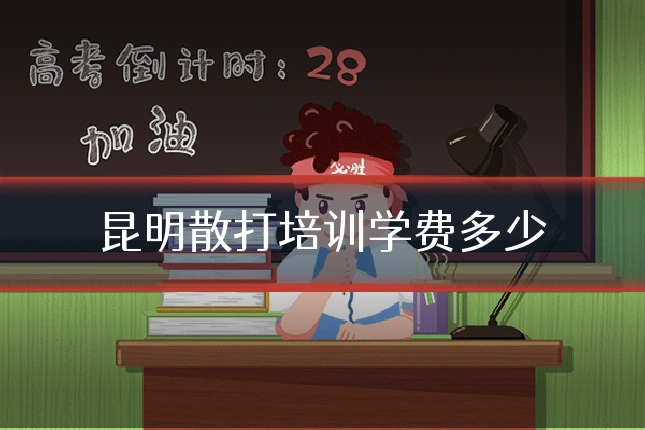 昆明散打培训学费多少