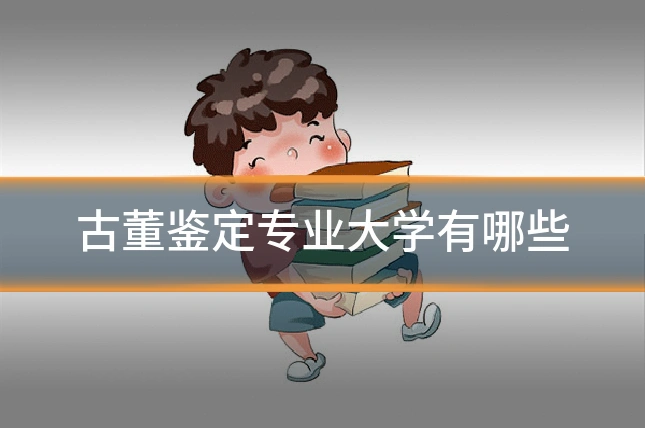 古董鉴定专业大学有哪些