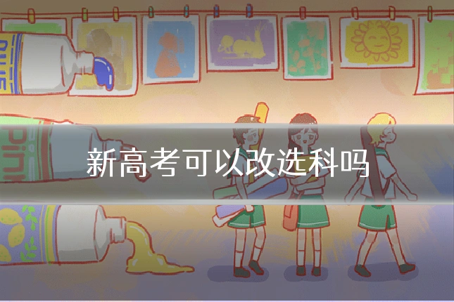 新高考可以改选科吗