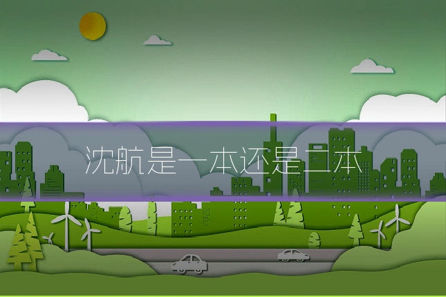 沈航是一本还是二本