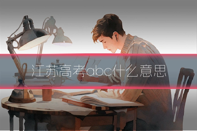 江苏高考abc什么意思