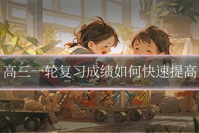 高三一轮复习成绩如何快速提高