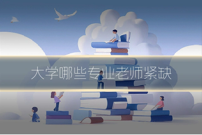 大学哪些专业老师紧缺
