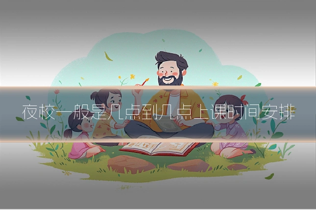 夜校一般是几点到几点上课时间安排