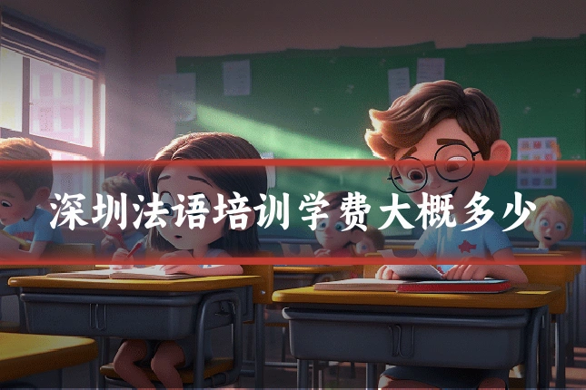 深圳法语培训学费大概多少