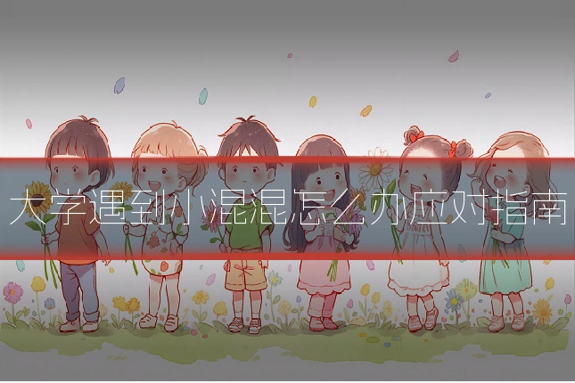 大学遇到小混混怎么办应对指南