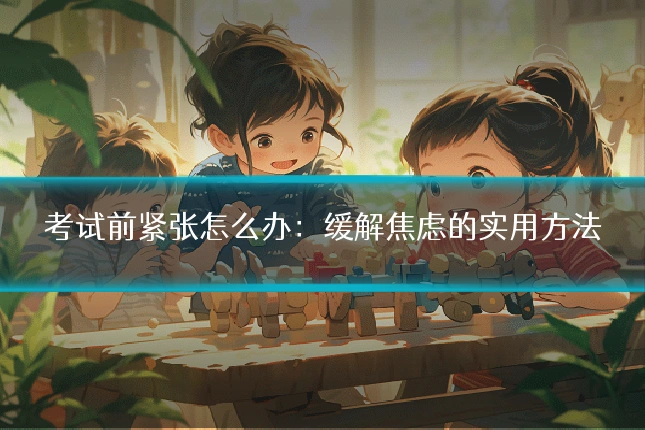 考试前紧张怎么办：缓解焦虑的实用方法