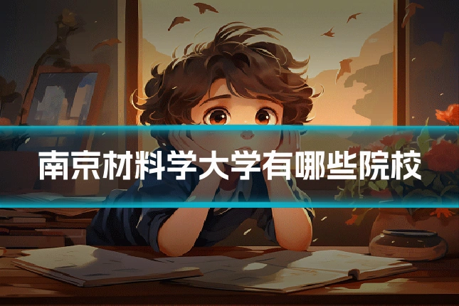 南京材料学大学有哪些院校