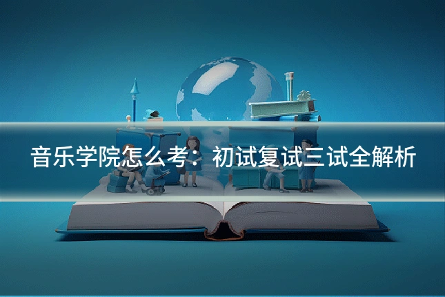 音乐学院怎么考：初试复试三试全解析