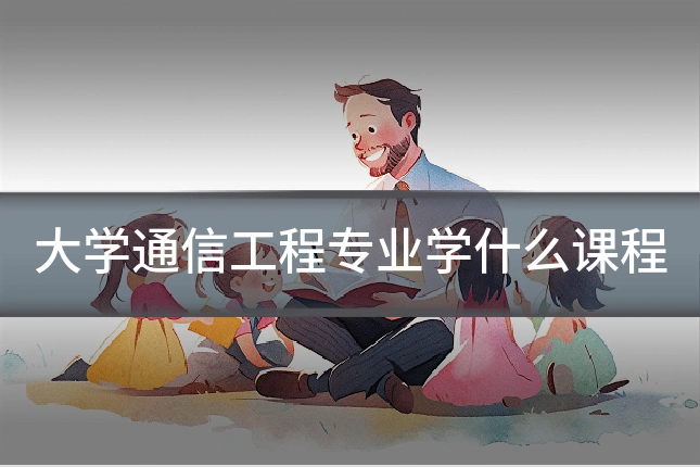 大学通信工程专业学什么课程