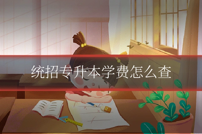 统招专升本学费怎么查