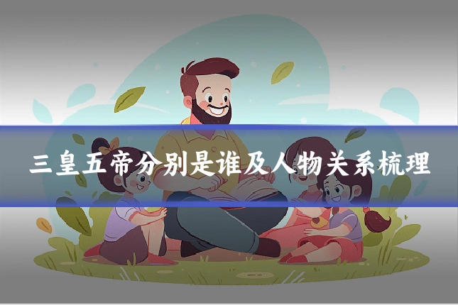 三皇五帝分别是谁及人物关系梳理