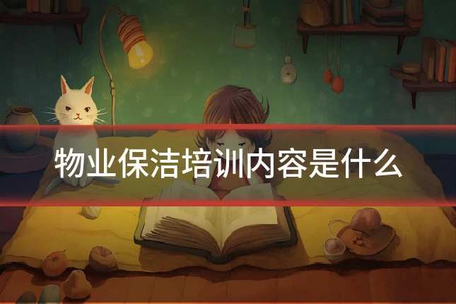 物业保洁培训内容是什么