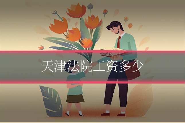 天津法院工资多少