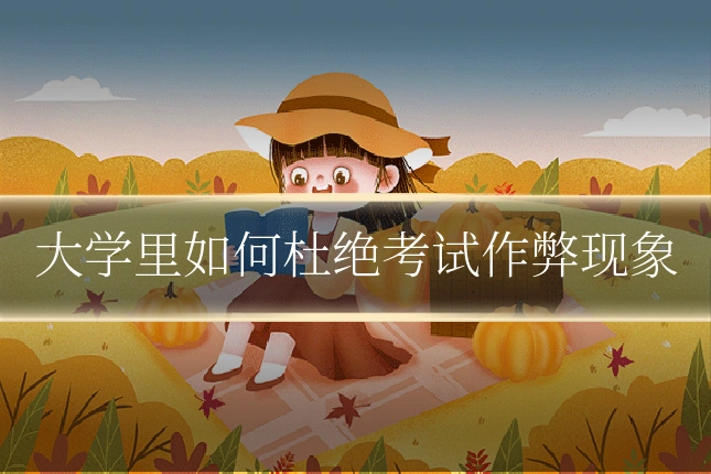 大学里如何杜绝考试作弊现象