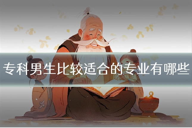 专科男生比较适合的专业有哪些