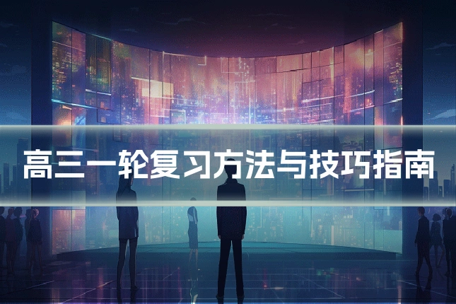 高三一轮复习方法与技巧指南