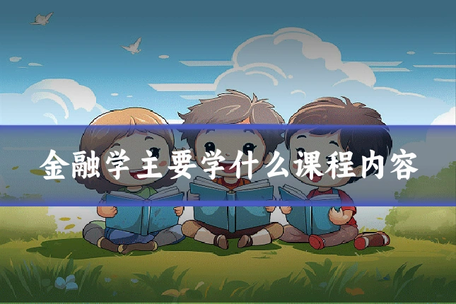 金融学主要学什么课程内容