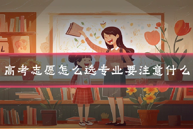 高考志愿怎么选专业要注意什么
