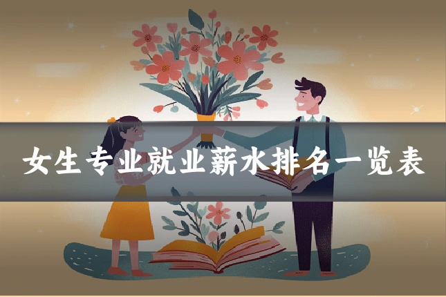 女生专业就业薪水排名一览表