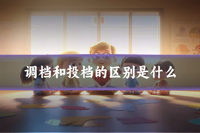 调档和投档的区别是什么