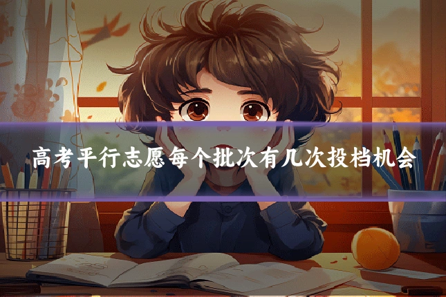 高考平行志愿每个批次有几次投档机会