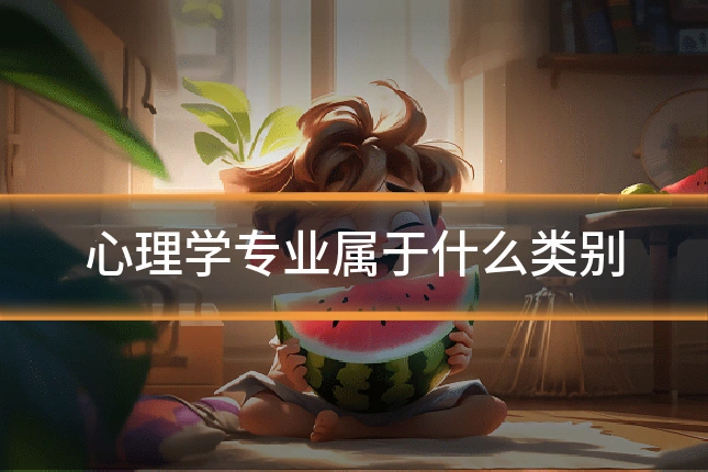心理学专业属于什么类别